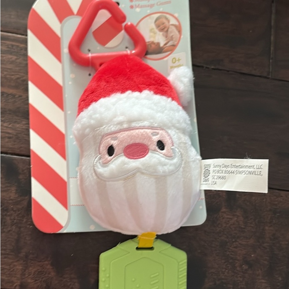 Santa Claus Plush Toy with Clip